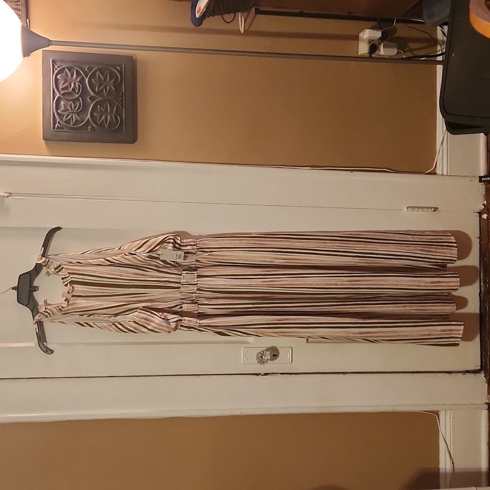 NINE WEST GATHERED WAIST HALTER MAXI SIZE XXL NWT